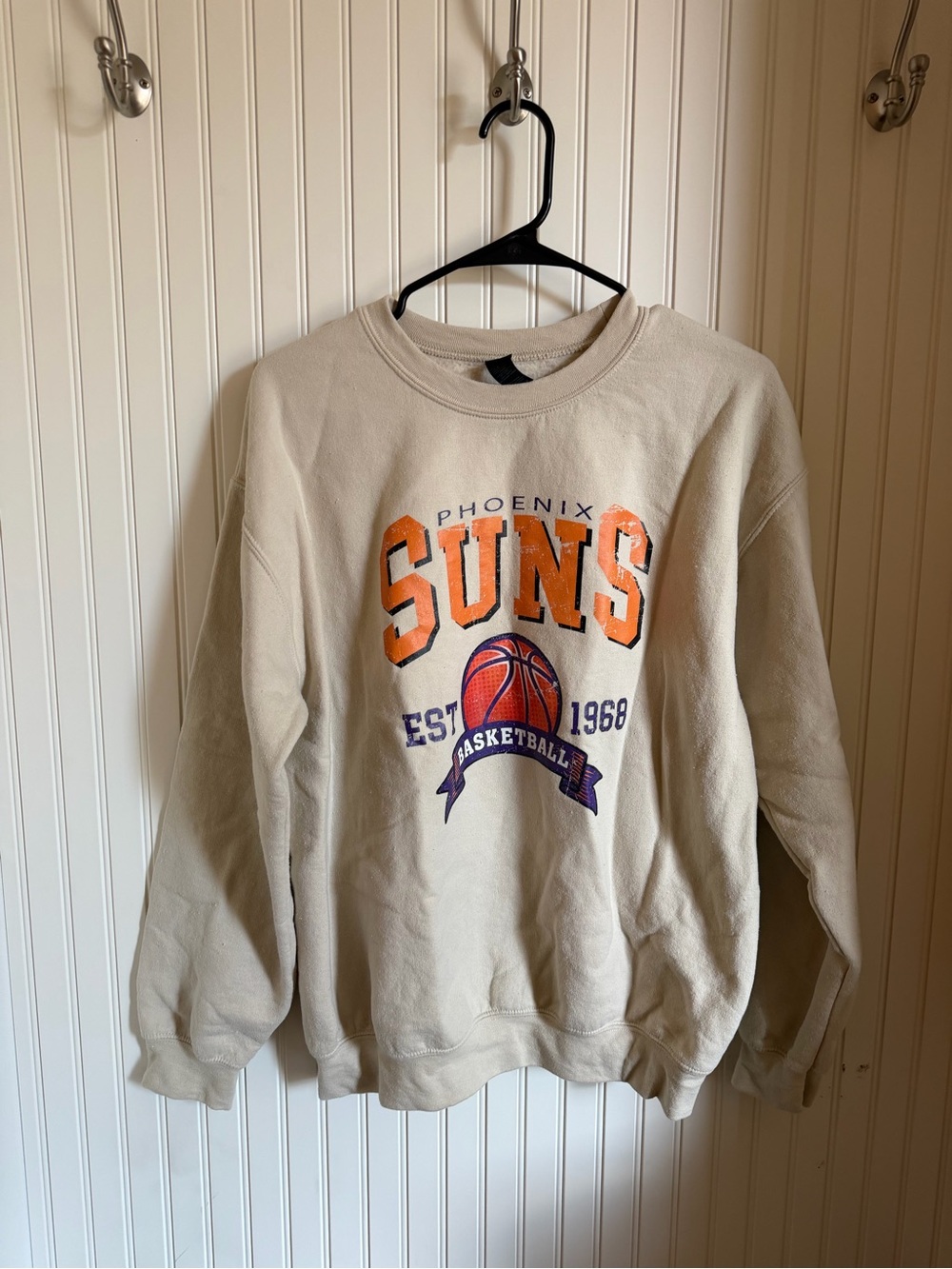Phoenix Suns Graphic Crewneck Sweatshirt - Beige
